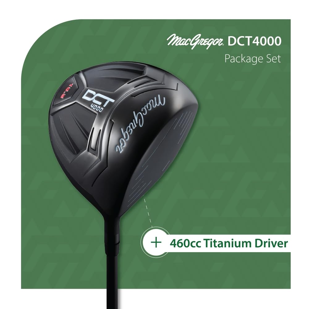 MacGregor Golf DCT4000 Golf Clubs Set with Bag (Graphite/Steel - 1